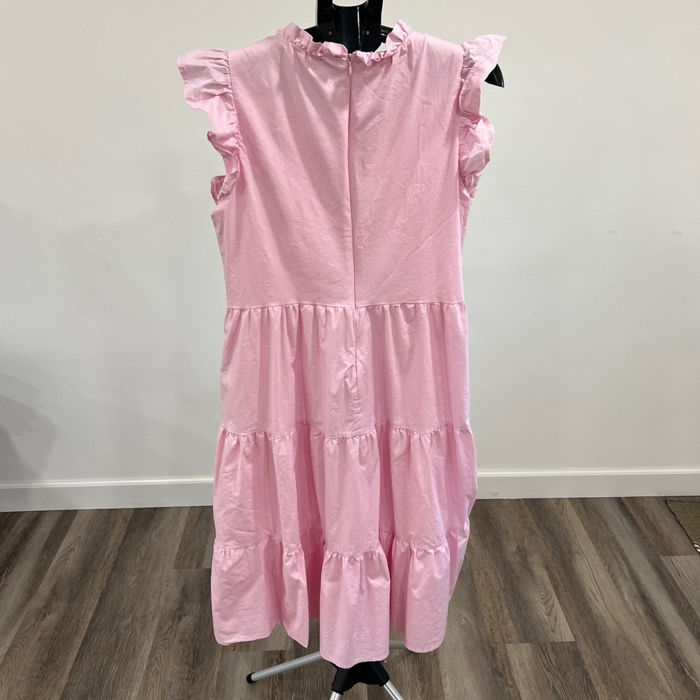 Pink Ruffled Dress - Picture 2 of 2